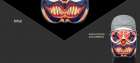 SKI SNOWBOARD MOTORCYCLE BANDANNA MASK - CLOWN